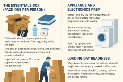 Practical packing tips for your organized move